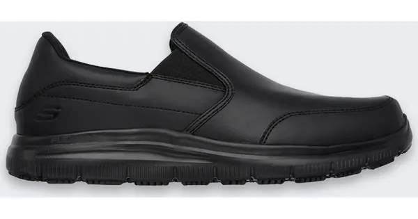 Image of Skechers Work Flex Advantage Bronwood Shoe Black Size 9