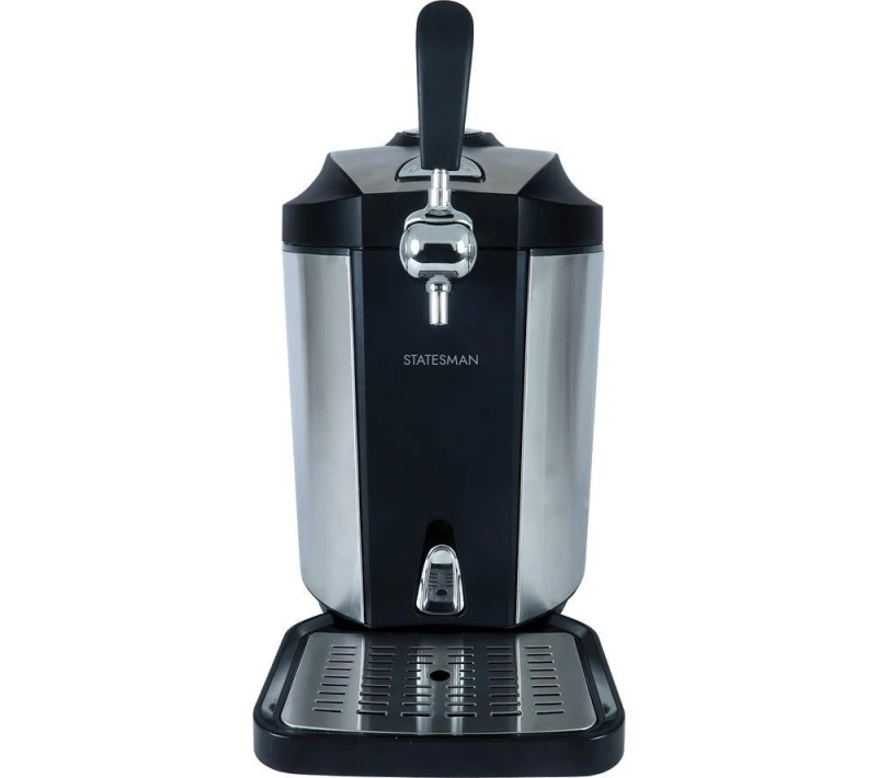 Image of STATESMAN SKBD0500SS Beer Dispenser - Black & Silver,Silver/Grey 5016368093603