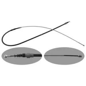 Image of Cable parking brake 48308 by Febi Bilstein