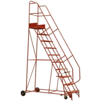 Image of MSS10 Mobile Safety Steps 10-Tread - Sealey