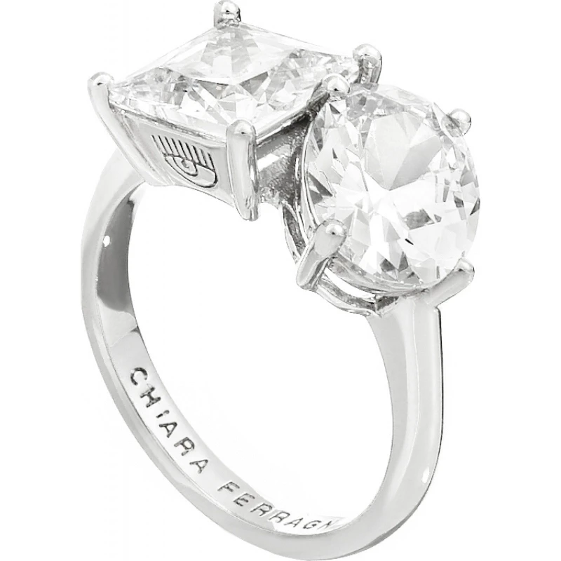 Image of Chiara Ferragni Womens Princess Stackable Stack Rings Multi female 10