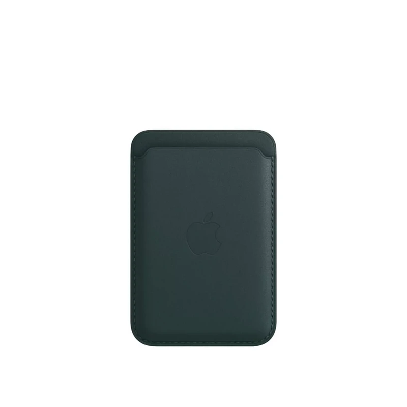 Image of Apple iPhone Leather Wallet with MagSafe - Forest Green