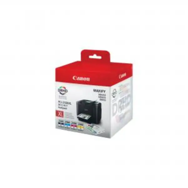 Image of Canon PGI-2500XL Inkjet Cartridge Multi Value Pack High Yield CMYK