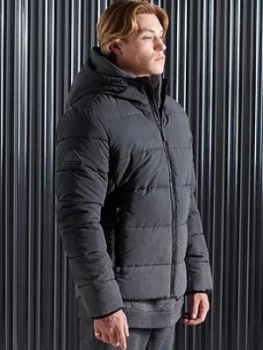 Image of Superdry Ombre Sports Padded Jacket, Grey Size M Men