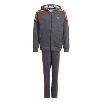 Image of adidas Tracksuit Kids - Dark Grey Heather / App Solar