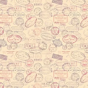 Image of ohpopsi Par Avion Wall Mural Multi 19.6m XL