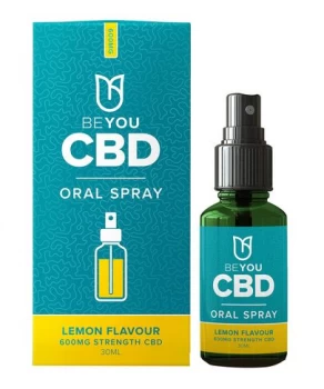 Image of Be You Lemon CBD Oral Spray with MCT Oil 600mg 30ml