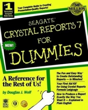 Image of Seagate Crystal Reports 7 for Dummies by Douglas J. Wolf Paperback