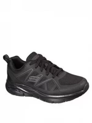 Image of Skechers Arch Fit Dr Axtell Trainer, Black, Size 7, Men