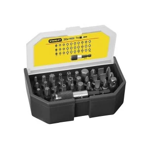 Image of Stanley Tools Bit Set & Holder, 31 Piece
