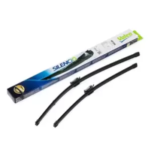 Image of VALEO Wiper blade 574385 Windscreen wiper,Window wiper VW,SKODA,Golf V Schragheck (1K1),TOURAN (1T1, 1T2),Passat Variant (3C5),GOLF VI (5K1)
