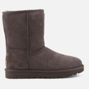 Image of UGG Womens Classic Short II Sheepskin Boots - Chocolate - UK 3