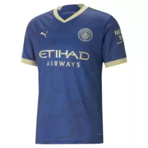 Image of Puma Manchester City CNY Shirt 2023 Adults - Blue