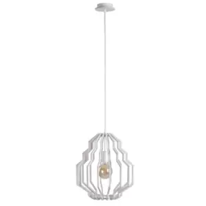 Image of Rufo Wire Frame Pendant Ceiling Light , 35.5cm, 1x E27