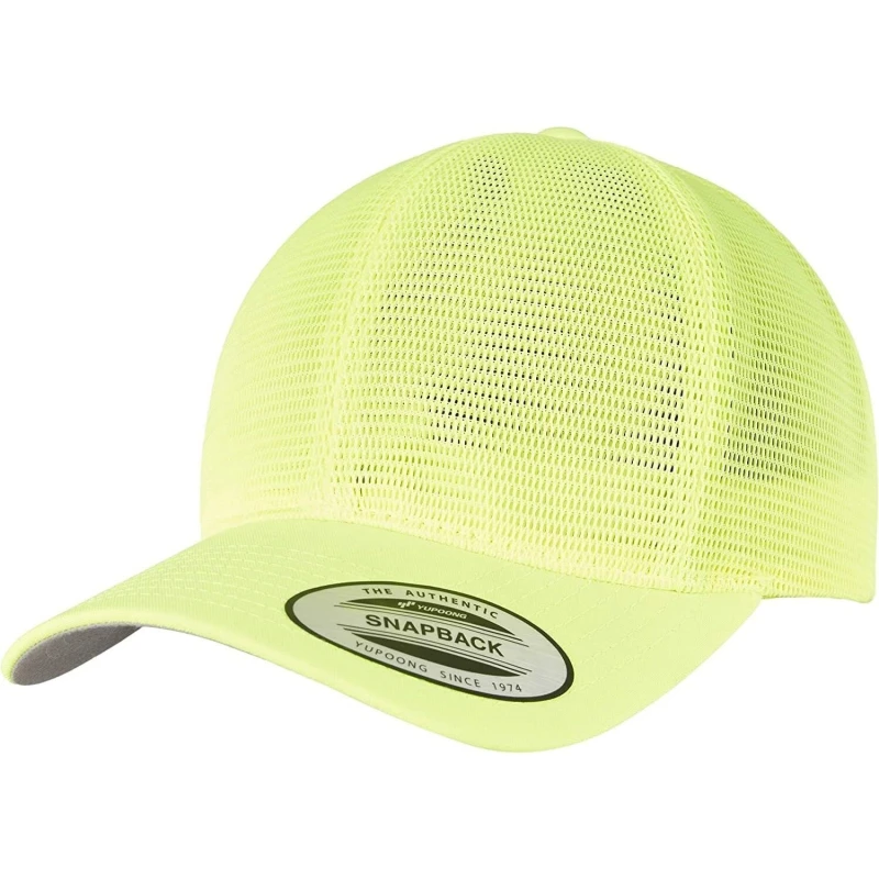 Image of Flexfit Flexfit Men Omnimesh Mesh Cap in Yellow Yellow One Size Male 5059699849549