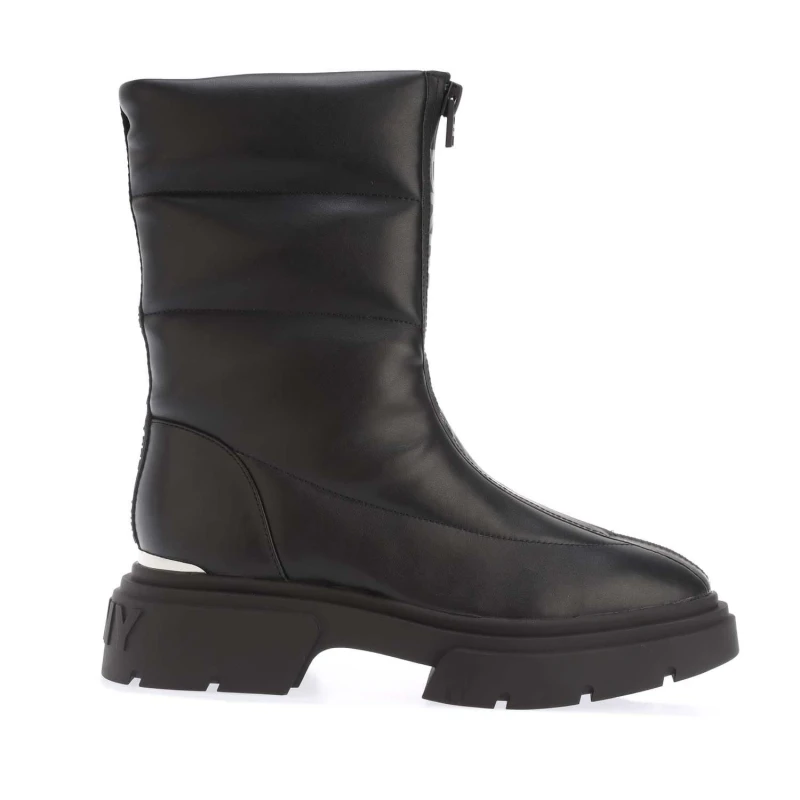 Image of DKNY Fiza Zip Up Winter Boots Black female UK 4
