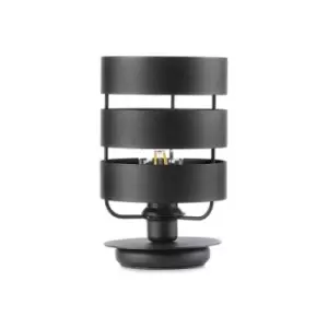 Image of Onli Ulisse Cylindrical Table Lamp, Black