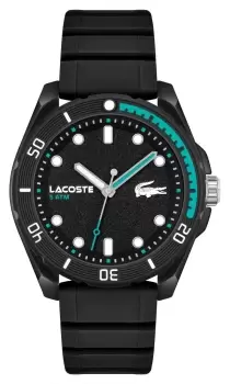 Image of Lacoste 2011284 Mens Finn (44mm) Black Dial / Black Watch