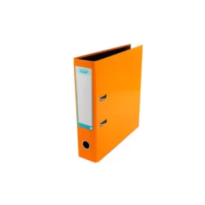 Image of Elba 70mm Lever Arch File Laminated A4 Orange 400107437
