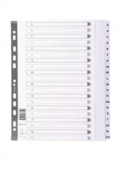 Image of Dividers Mylar A4 Maxi White A-Z MWDA-ZZ-EW