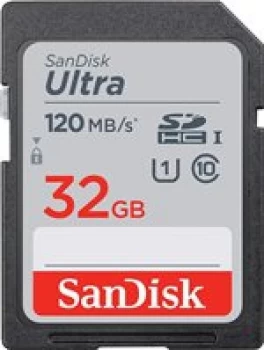 Image of SanDisk Ultra 32GB SDHC 90MB Class 10