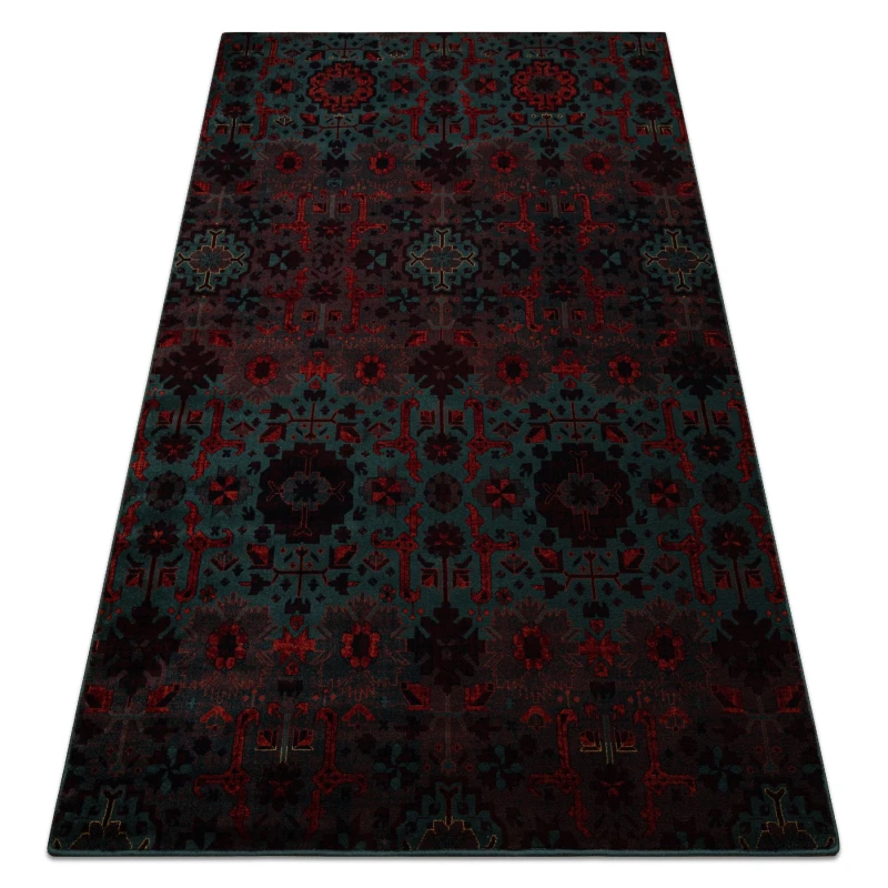 Image of RugsX Wool Omega Rug in Red Size: 200cm x 300cm Red Unisex 200cm x 300 cm