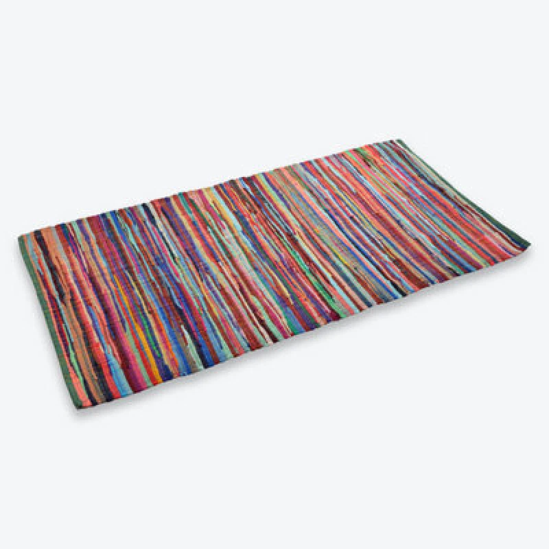 Image of Allure Bath Fashions Chindi Recycled Rag Rug - 60 X 180Cm