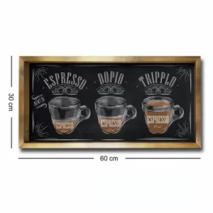 Image of 3060AHS-007 Multicolor Decorative Framed MDF Painting