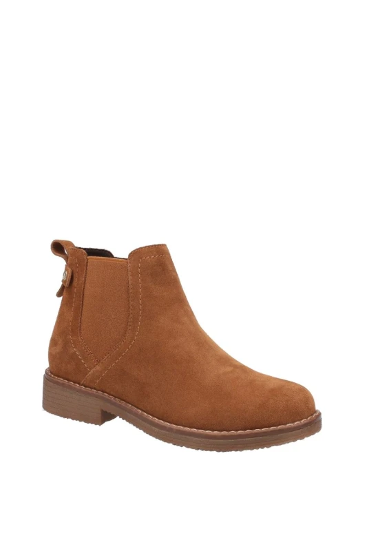 Image of Hush Puppies Womens 'Maddy' Ankle Boots in Brown Size: 4 Brown Female 4