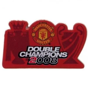 Image of Manchester United FC Double Champions Badge