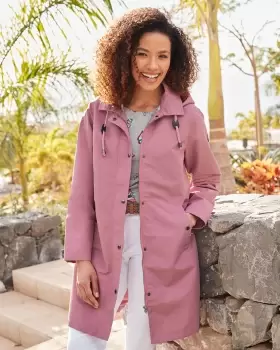 Image of Cotton Traders Womens Weatherproof Hooded Jacket in Pink