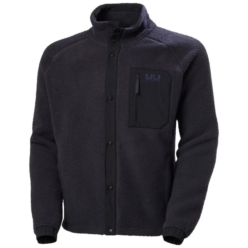 Image of Sweat jacket Helly Hansen Panorama Pile Snap Violet Male L