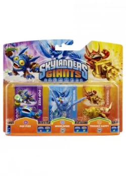 Image of Skylanders Giants Figures - Triple Pack A - Pop Fizz / Whirlwind / Trigger Happy Wii/PS3/Xbox 360/PC