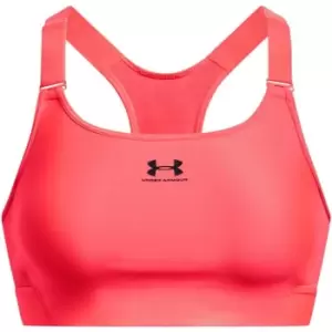 Image of Under Armour HeatGear Armour High Sports Bra - Red