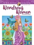 Image of creative haven wondrous women coloring book