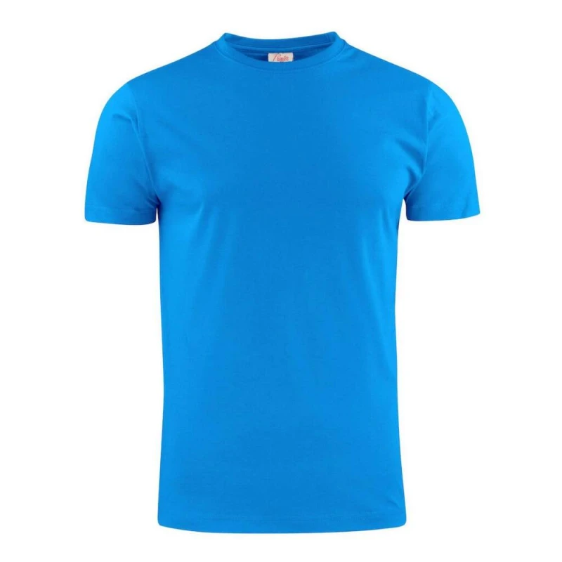 Image of Printer Mens Heavier Pro T-Shirt in Blue Size: Small Blue Male S