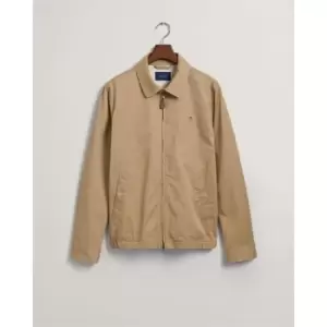 Image of Gant Cotton Windcheater Dark Khaki S - Brown
