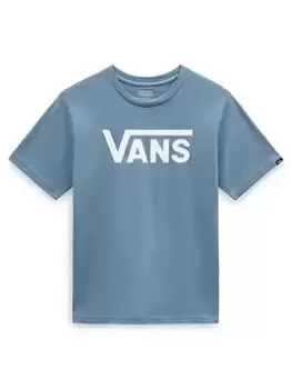 Image of Boys, Vans Older Classic Flying V T-Shirt, Blue, Size M=10-12 Years
