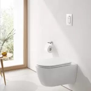 Image of Wall Hung Rimless Toilet with Soft Close Seat - Grohe Essence