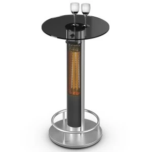Image of Swan Bar Table with 1.6kw Patio Heater