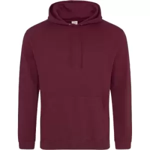 Image of Awdis Unisex College Hooded Sweatshirt / Hoodie (L) (Burgundy)