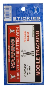 Image of Outdoor Grade Vinyl Sticker - Vehicle Mobile Tracker- CASTLE PROMOTIONS- V476