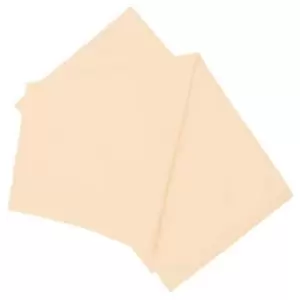 Image of Brushed Cotton Extra Deep Fitted Sheet (Kingsize) (Cream) - Cream - Belledorm