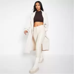 Image of I Saw It First Seam Front Coated Skinny Jean - Brown