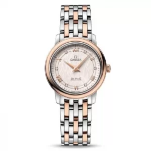Image of Omega De Ville Ladies Two Colour Diamond Bracelet Watch