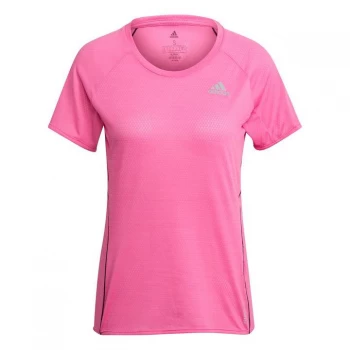 Image of adidas Runner T Shirt Ladies - Screaming Pink