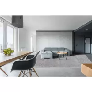 Image of Ritchie Light Grey 160cm x 240cm Rectangle - Grey