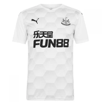 Image of Puma Newcastle United Pre Match Shirt 2020 2021 Mens - White/Grey