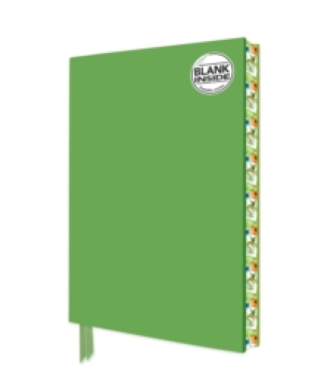 Image of Spring Green Blank Artisan Notebook (Flame Tree Journals) Notebook / blank book