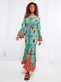 Image of Joe Browns Joe Browns Into The Sun Boho Dress Multi, Size 16, Women